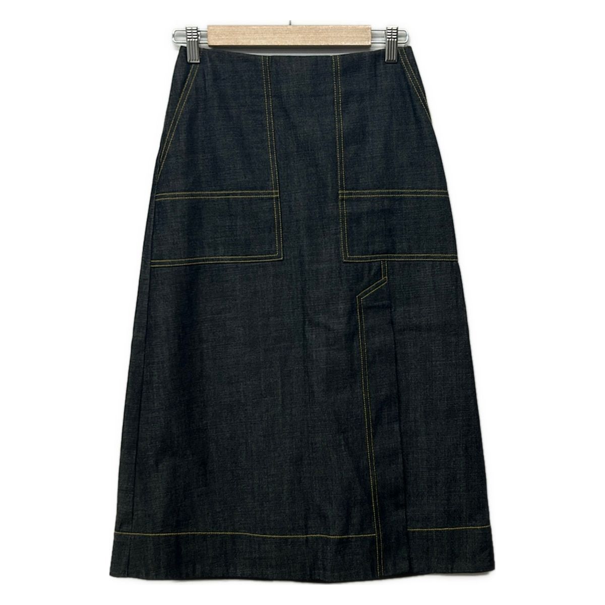 3.1 Phillip lim(スリーワンフィリップリム) ロングスカート サイズ00 XS レディース美品 - ネイビー デニム