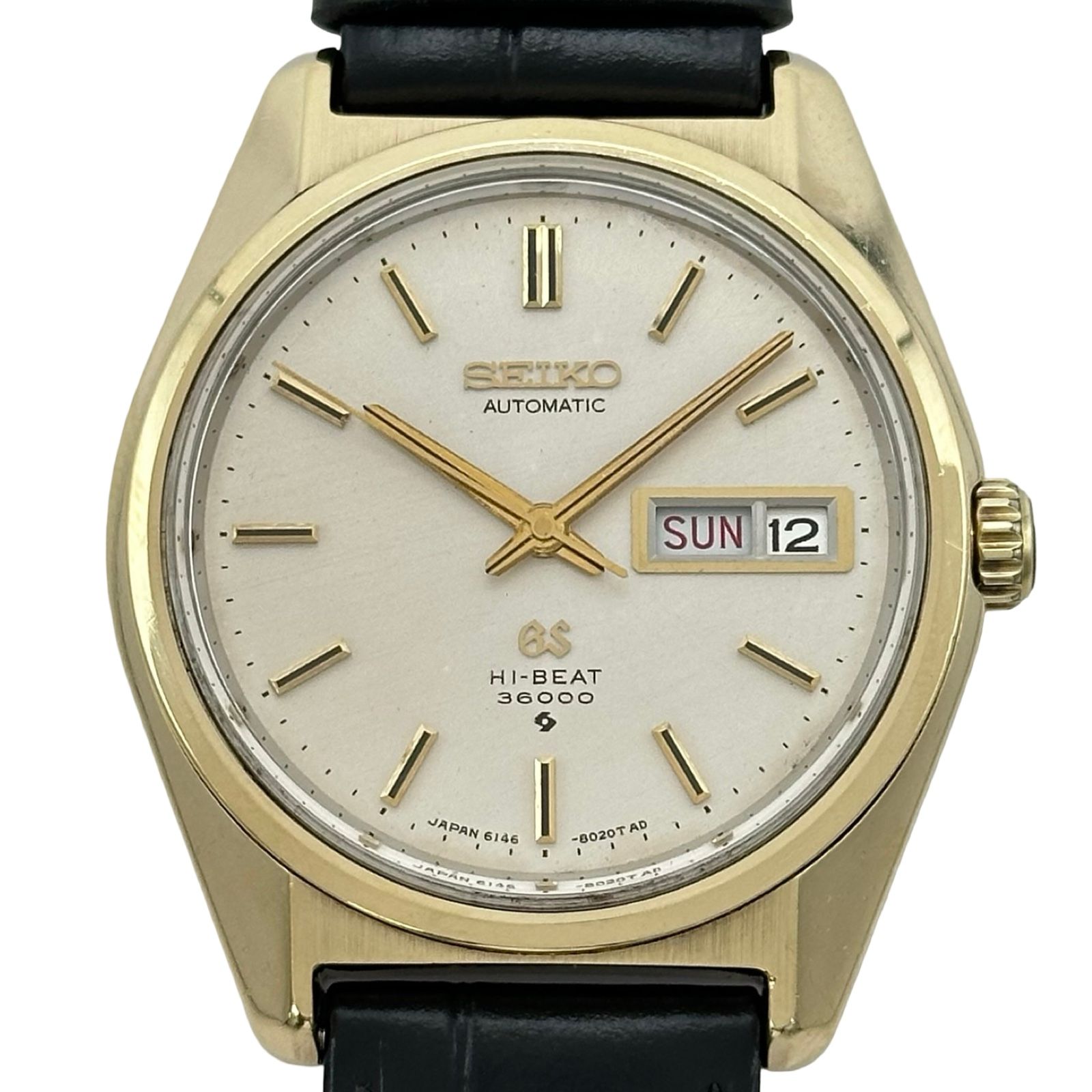 グランドセイコー Grand Seiko メカニカルハイビート36000 6146-8000 シルバー ステンレススチール/ゴールドプレーテッド 自動巻き メンズ 腕時計