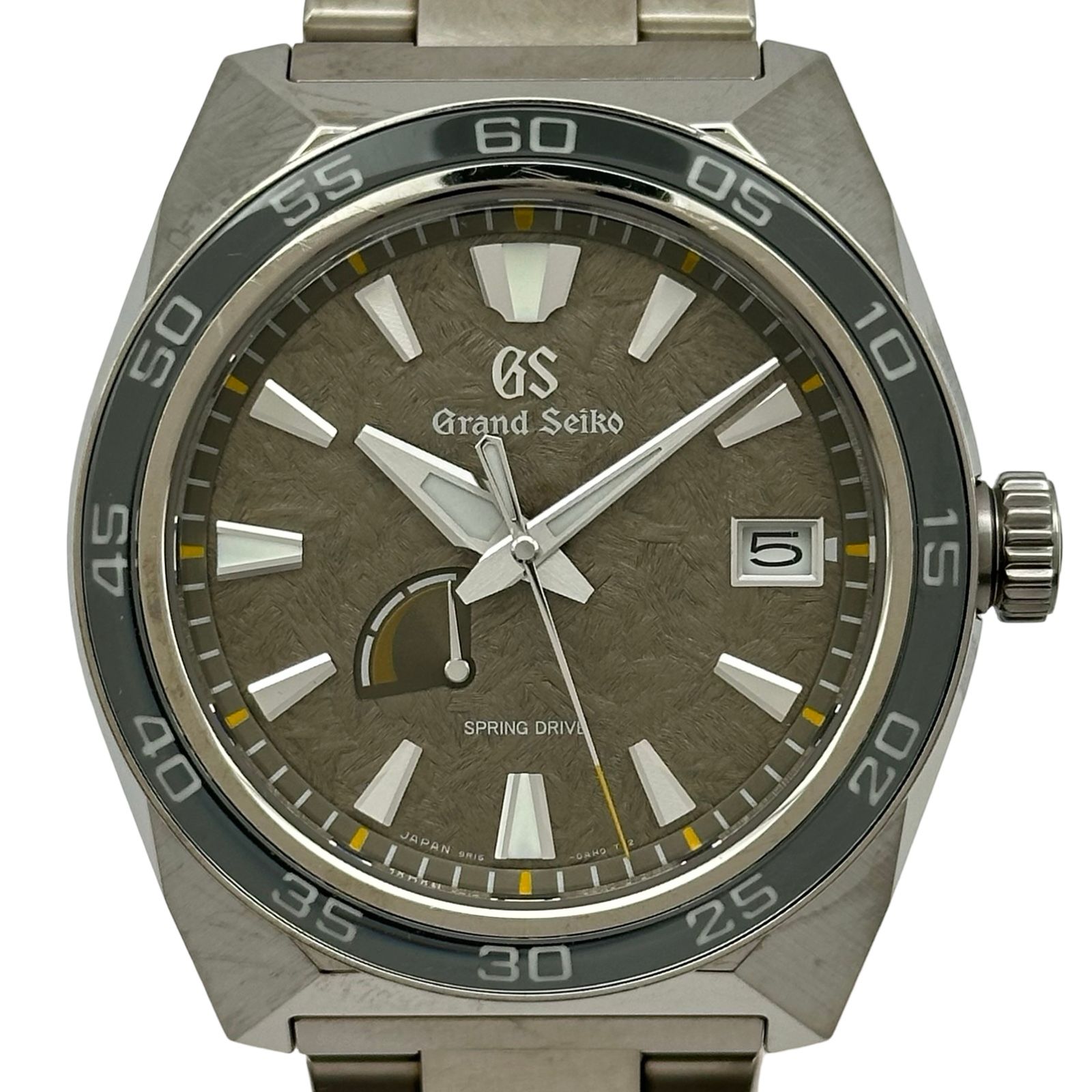 グランドセイコー Grand Seiko スポーツコレクション スプリングドライブ 世界500本限定 SBGA403(9R15-0AL0) ブラウン チタン 自動巻き メンズ 腕時計