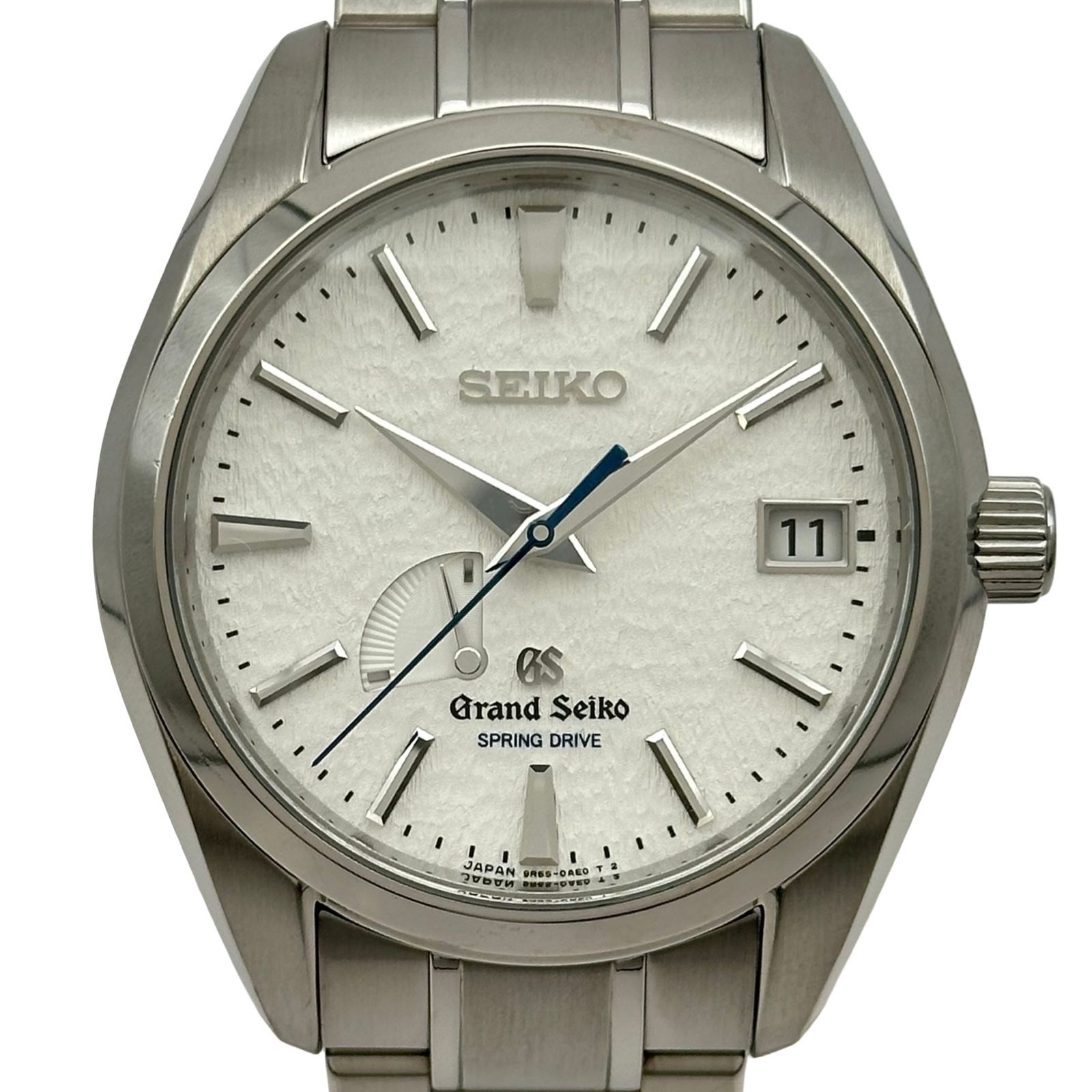 グランドセイコー Grand Seiko ヘリテージコレクション スプリングドライブ SBGA011(9R65-0AE0) 雪白ダイヤル チタン 自動巻き メンズ 腕時計