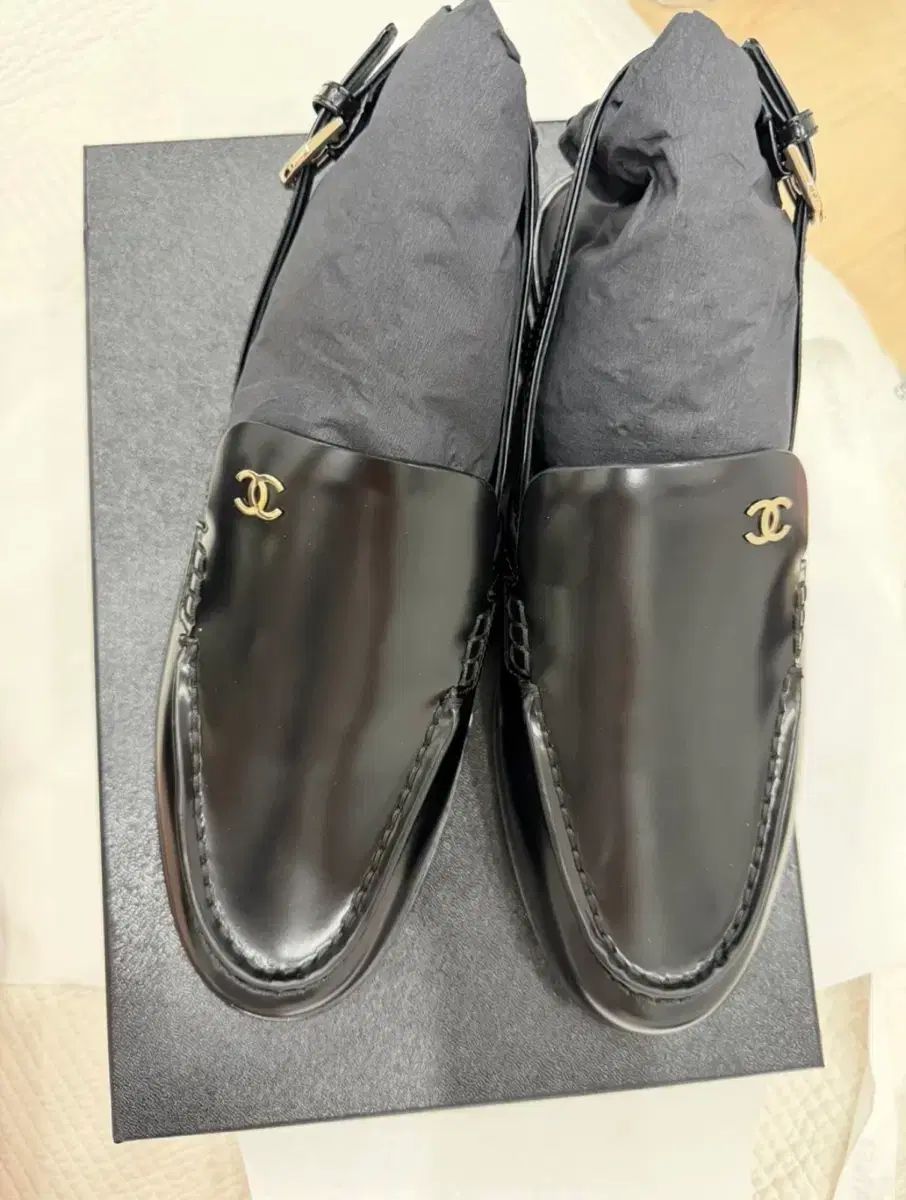 CHANEL シャネル ローファー ブラック