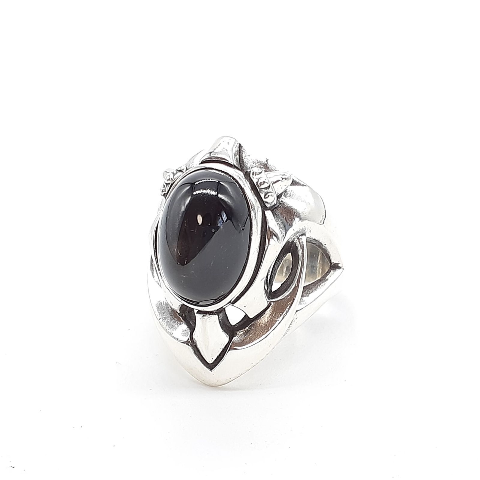M's collection エムズコレクション リング シルバー SILVER ブラックスター ダイオプサイト