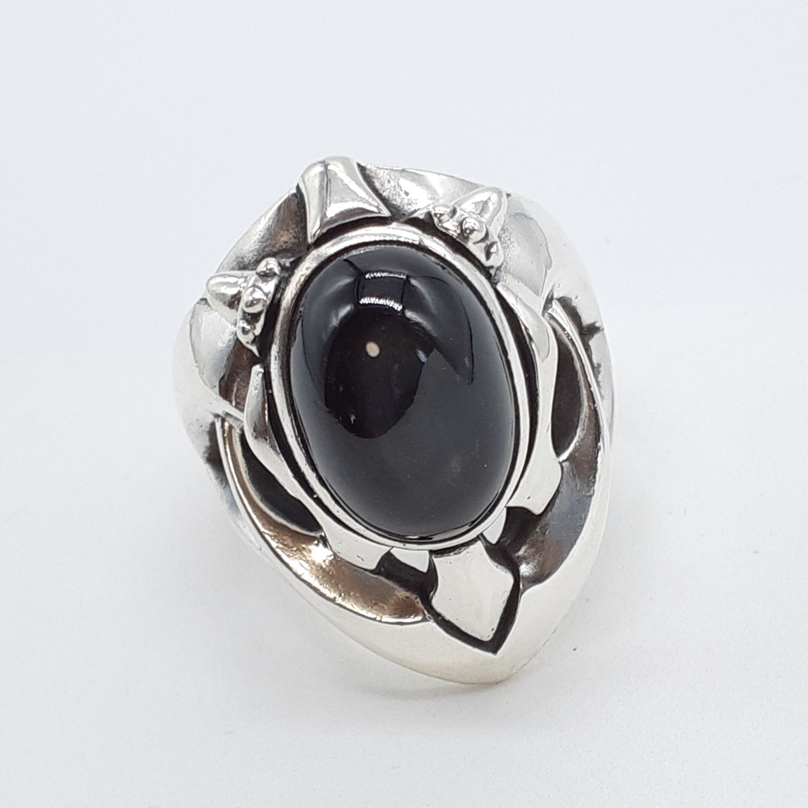 12号　エムズコレクション　ダイオプサイト　リング　指輪 M's collection エムズコレクション リング シルバー SILVER ブラック