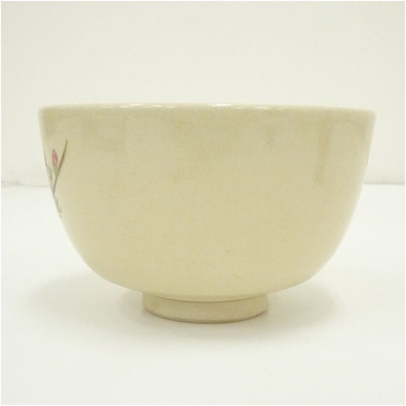 京焼 茜窯造 色絵桜茶碗 茶道 抹茶 おしゃれ 抹茶茶碗 抹茶碗 和食器