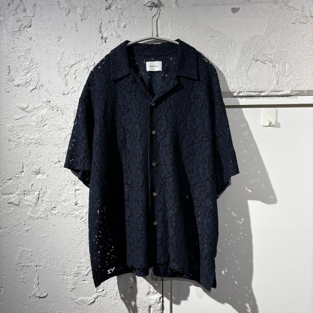 superNova スーパーノヴァ 24SS Aloha Shirt アロハシャツ ブルー系