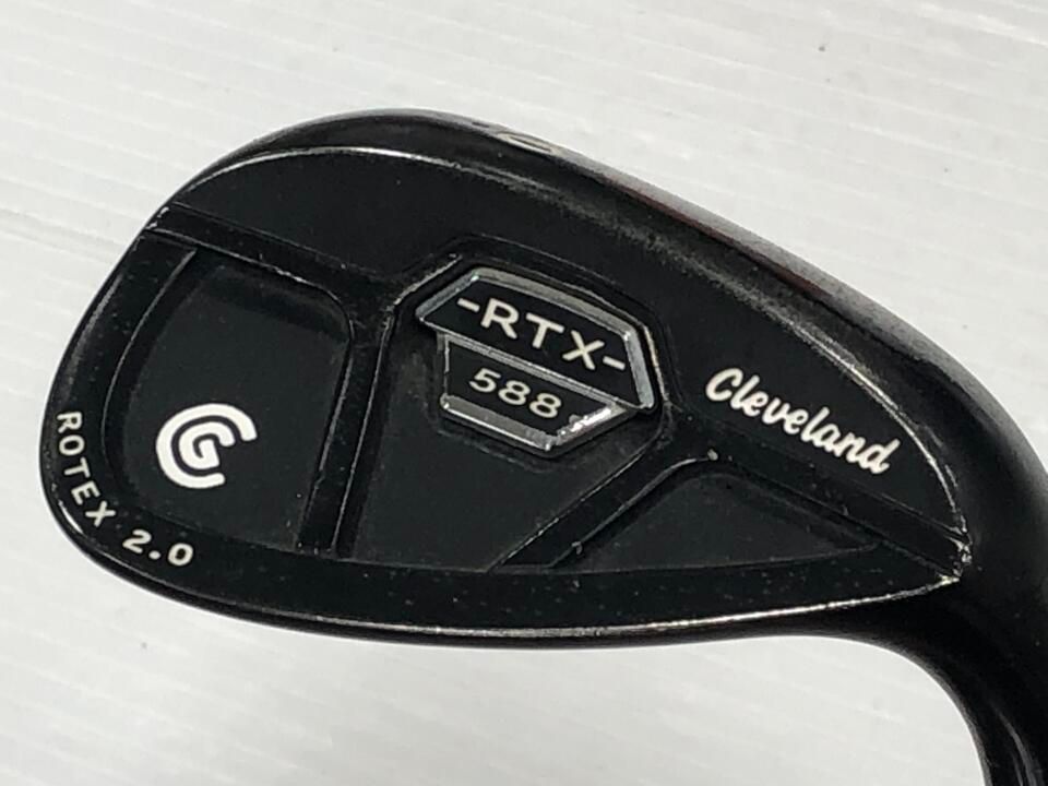 クリーブランド　588 RTX 2.0 CB ブラックサテン　50度　ダイナミックゴールド　S200フレックス　ウェッジ　中古　ゴルフドゥ！NEXTグローボ蘇我店【最短即日発送】