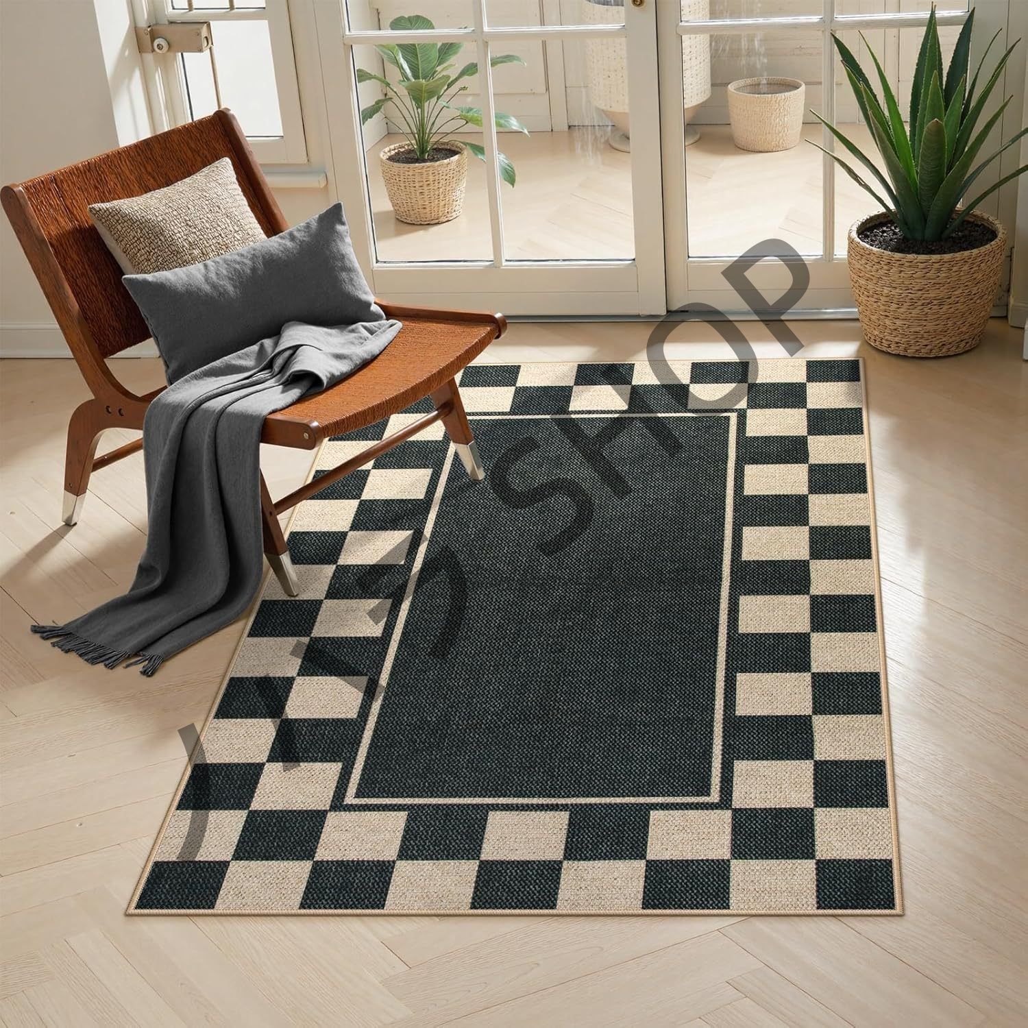 200*300cm/多機能使用/カーペット/滑り止め付き /ラグ マット /ベッドルーム リビングルーム 寝室の部屋 /マット/カーペット/ #E041