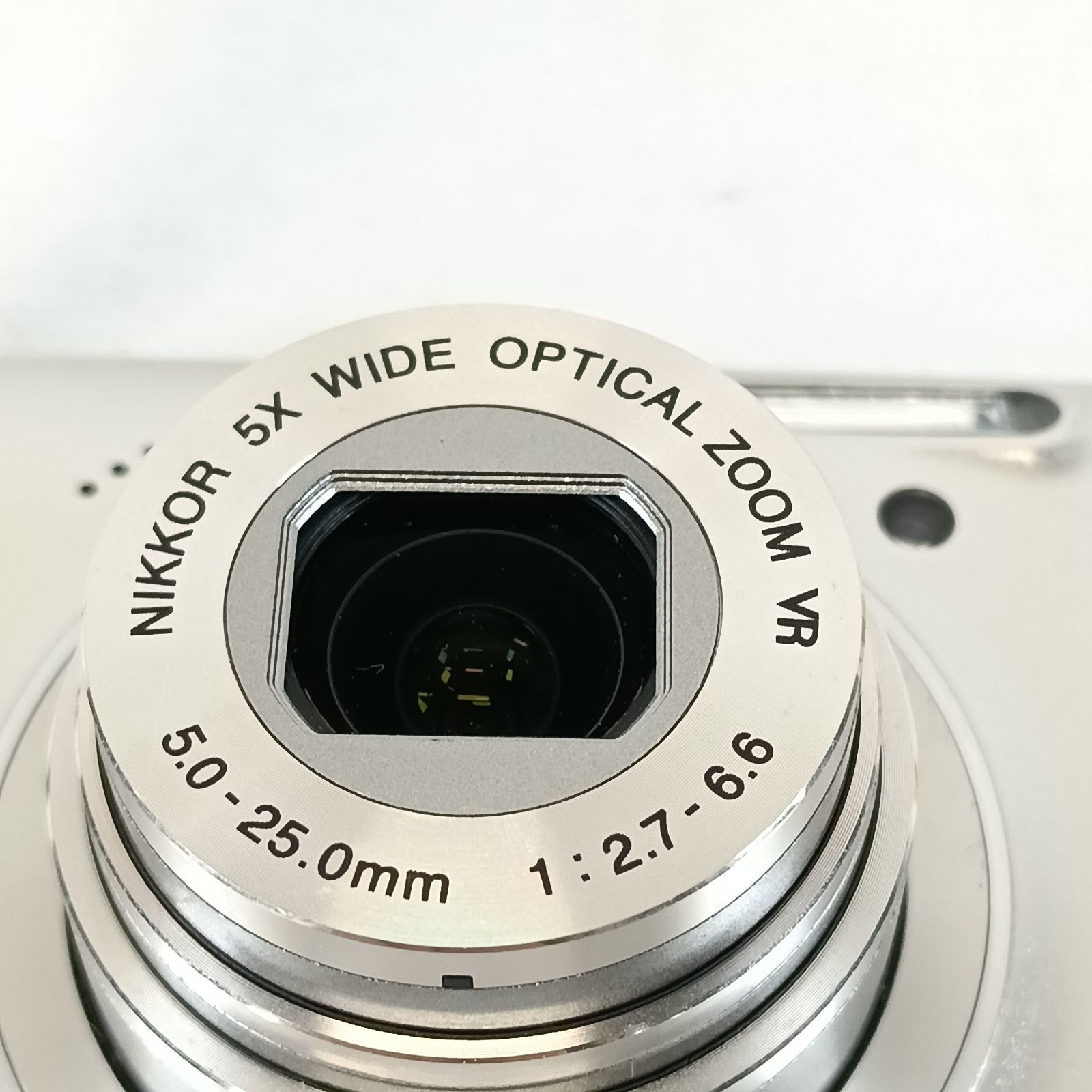 動作品 美品 Nikon COOLPIX S5100 シルバー 16GB SDカード付