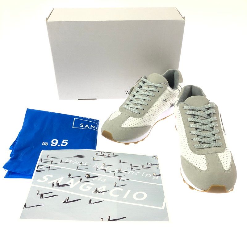 【中古美品】 VIA SANGACIO×BRANDALISED ヴィア・サンガチオ×ブランダライズド にゅ~ずMOM BANKSY コラボ LOWCUT SNEAKER ローカット スニーカー シューズ 靴 【162-260529-ki-05-tagh】