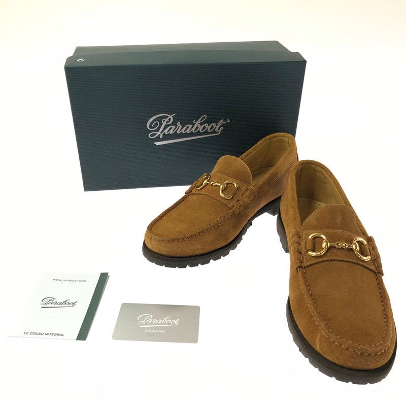 【中古品】 PARABOOT パラブーツ UNITED ARROWS別注 CORAUX MORS コロー モース コインローファー 靴 【164-260529-ki-07-tagh】