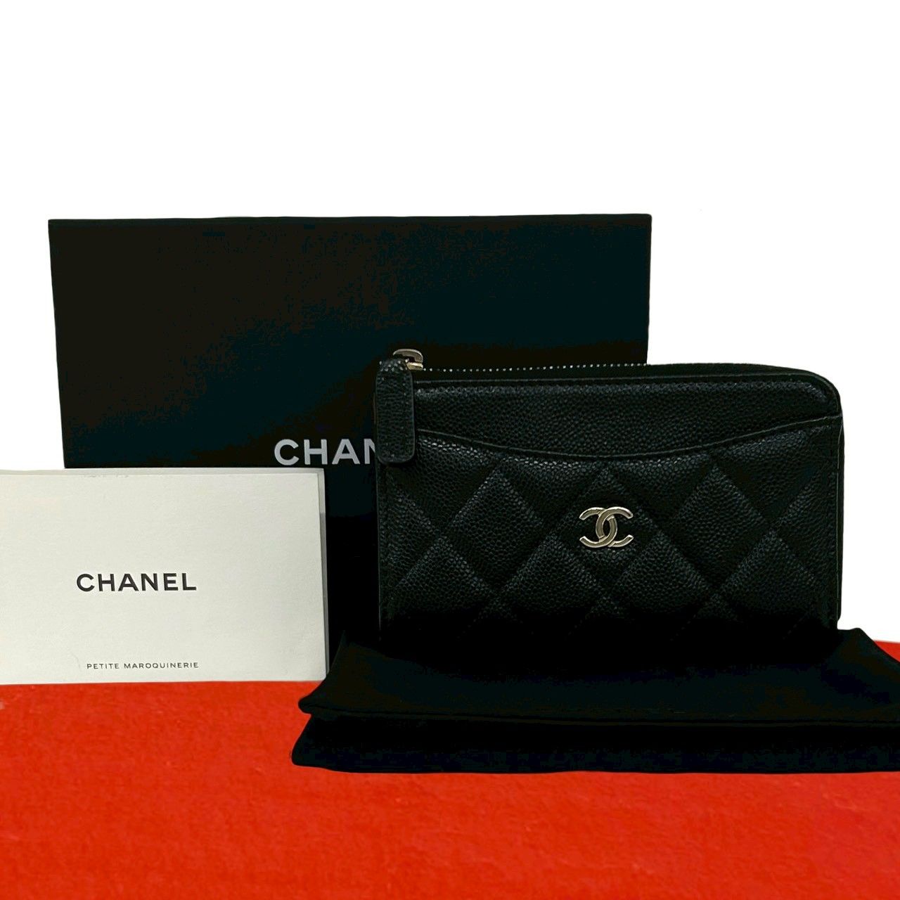未使用保管品 箱 袋付 シール有 CHANEL シャネル フラグメントケース 