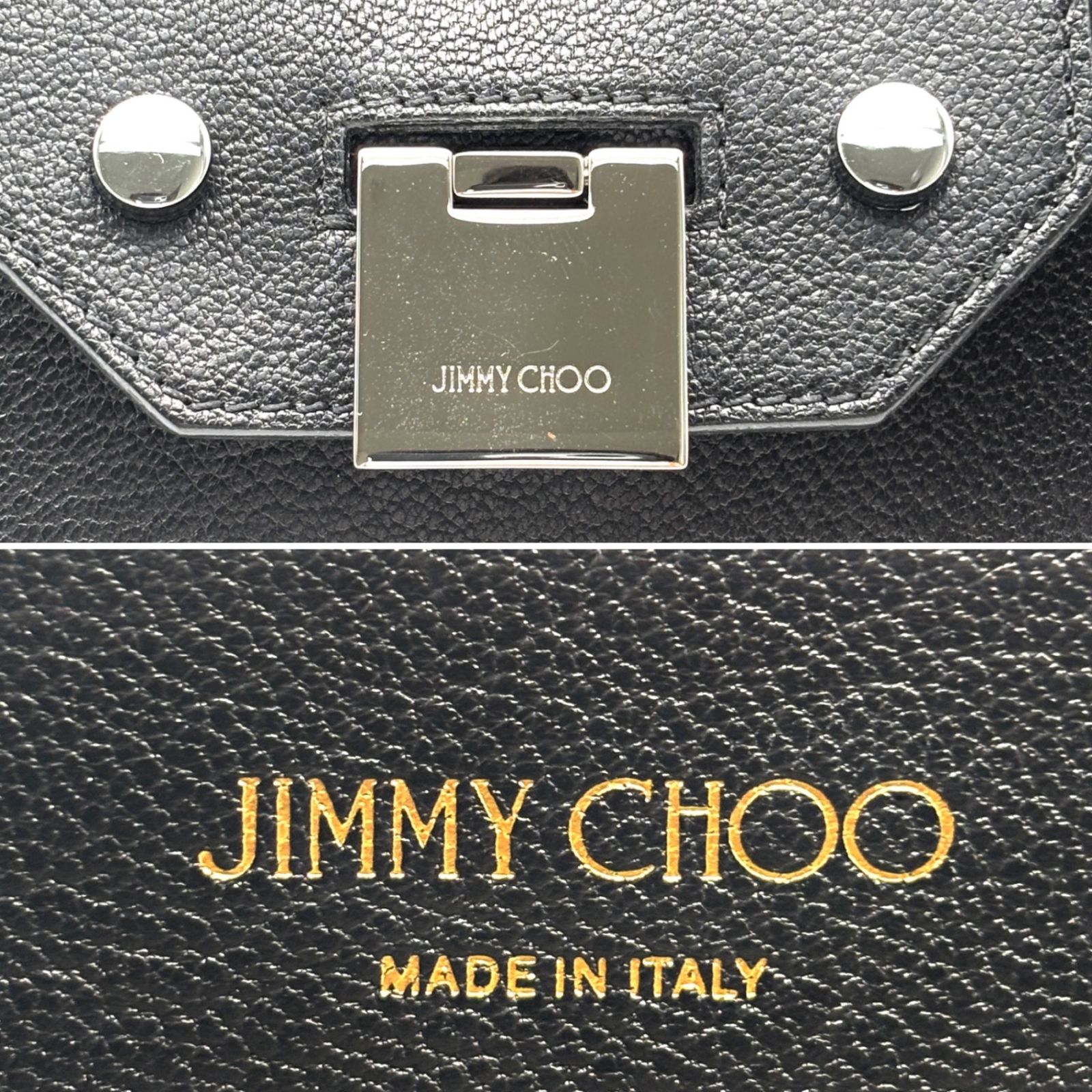 未使用保管品 JIMMY CHOO ジミーチュウ レベル Rebel 2WAY 