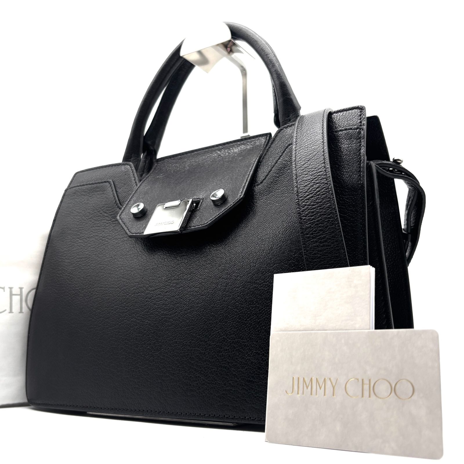 未使用保管品 JIMMY CHOO ジミーチュウ レベル Rebel 2WAY