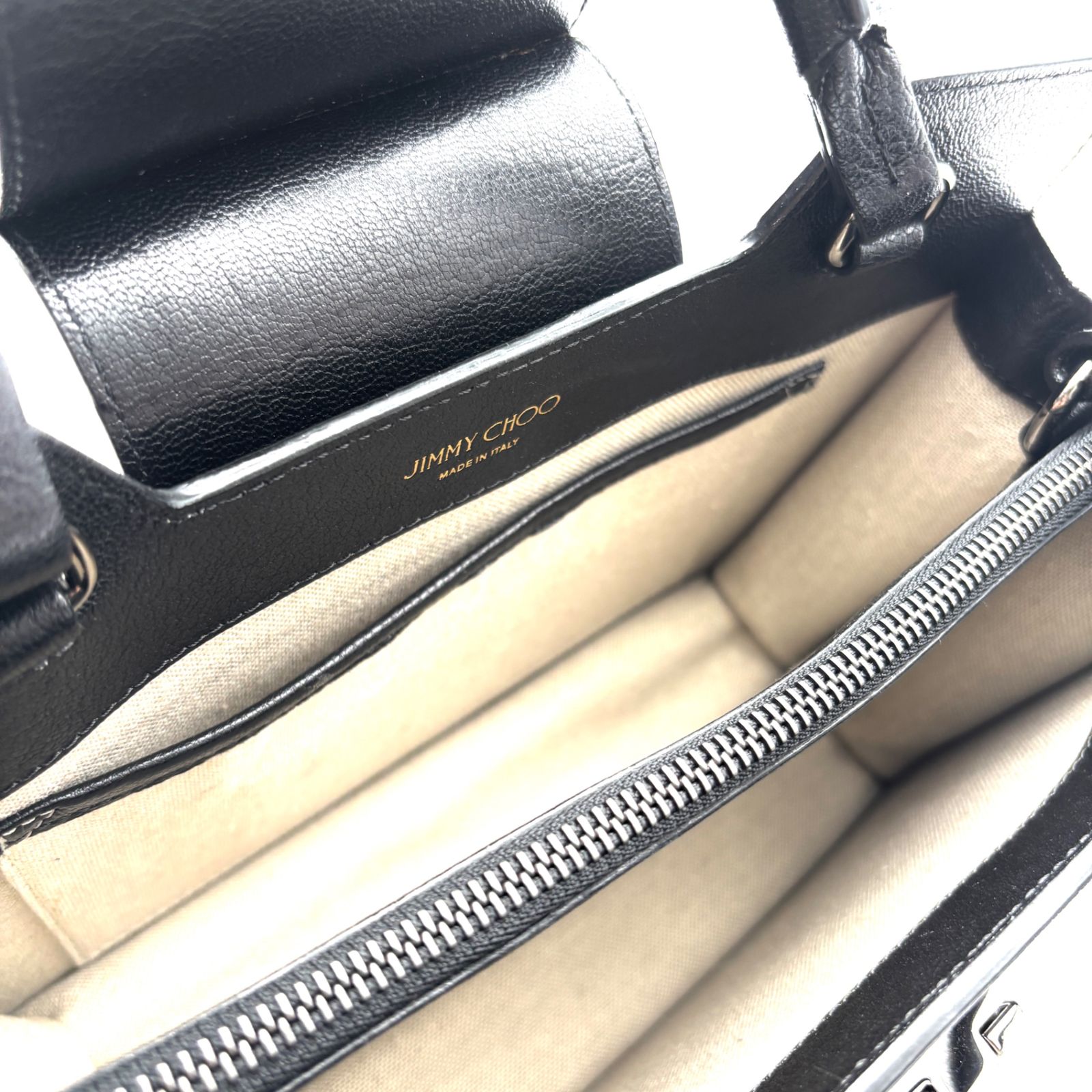 未使用保管品 JIMMY CHOO ジミーチュウ レベル Rebel 2WAY 