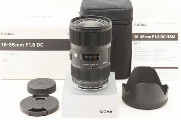 ☆極上美品☆ SIGMA シグマ 18-35mm F1.8 DC HSM Art 元箱 付属品 PENTAX用 ♯26052311