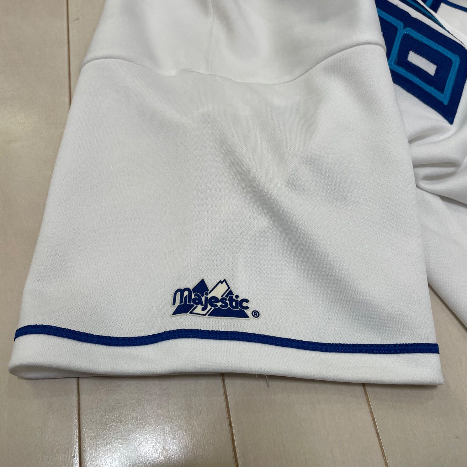 Majestic MLB ブルージェイズ ユニフォーム USA製 Lサイズ タグ付属