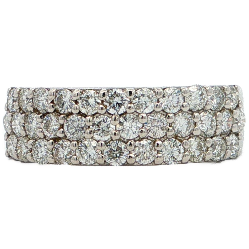 1.00ct 34P ダイヤモンドリング 指輪 Pt900-4.4g 8号 #48 プラチナ【♀】【S】【レディース】★■615226【中古】