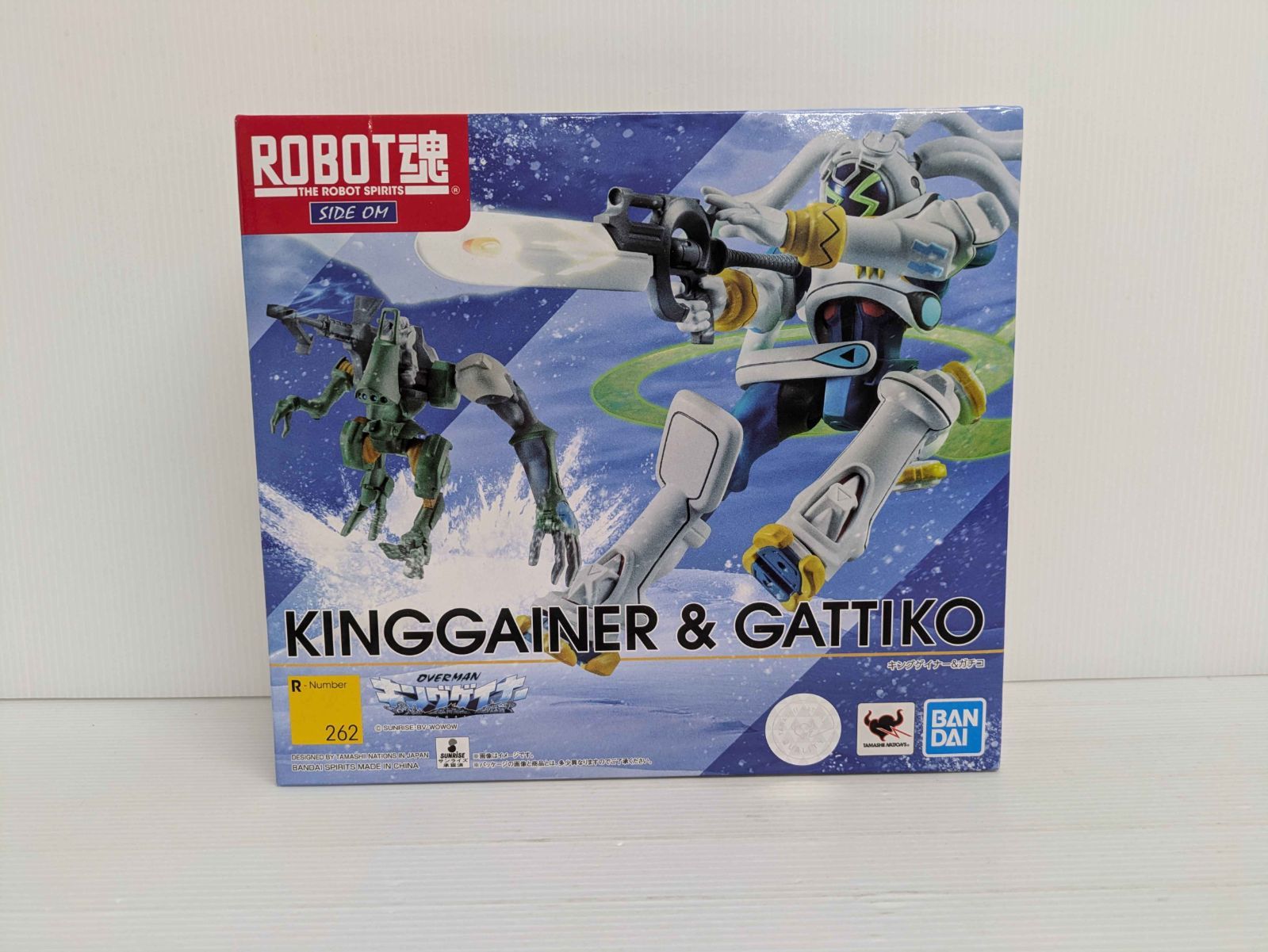 【未開封品】ROBOT魂 ＜SIDE OM＞ キングゲイナー＆ガチコ 「OVERMANキングゲイナー」【箱傷み等有】