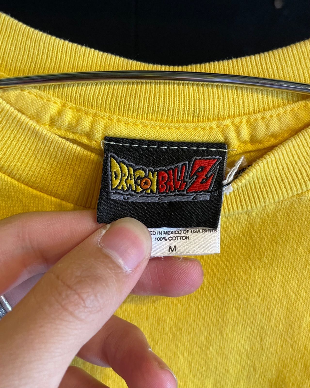 Dragon Ball Z ©2001 print T-shirt (FUNimation / Olaes Design, yellow, M) 4