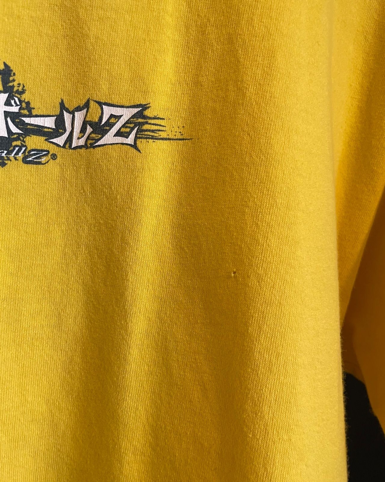 Dragon Ball Z ©2001 print T-shirt (FUNimation / Olaes Design, yellow, M) 3