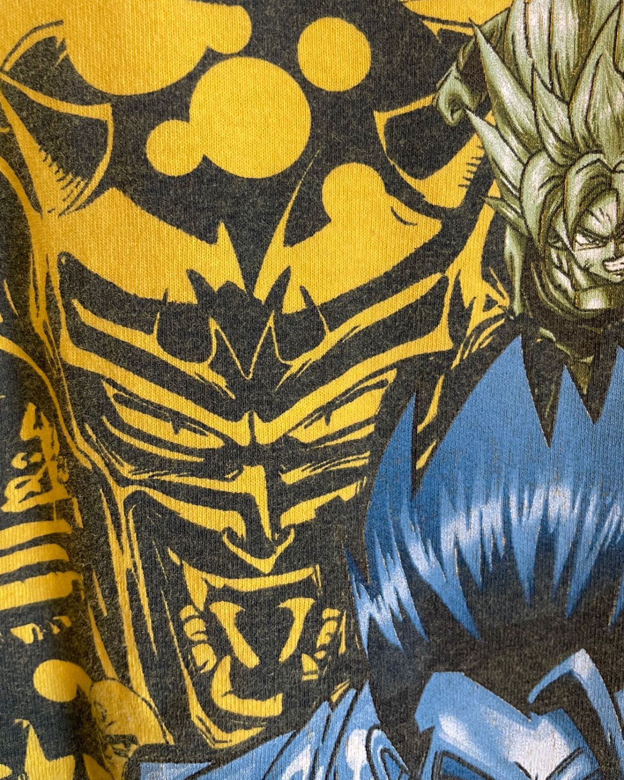 Dragon Ball Z ©2001 print T-shirt (FUNimation / Olaes Design, yellow, M) 10
