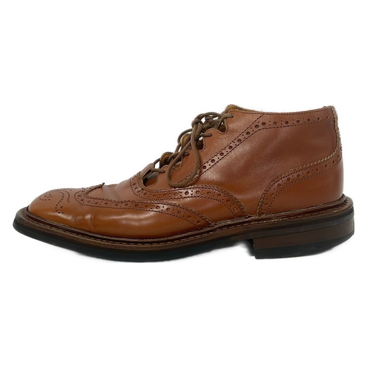 Tricker's(トリッカーズ) シューズ メンズ - ブラウン ウィングチップ レザー