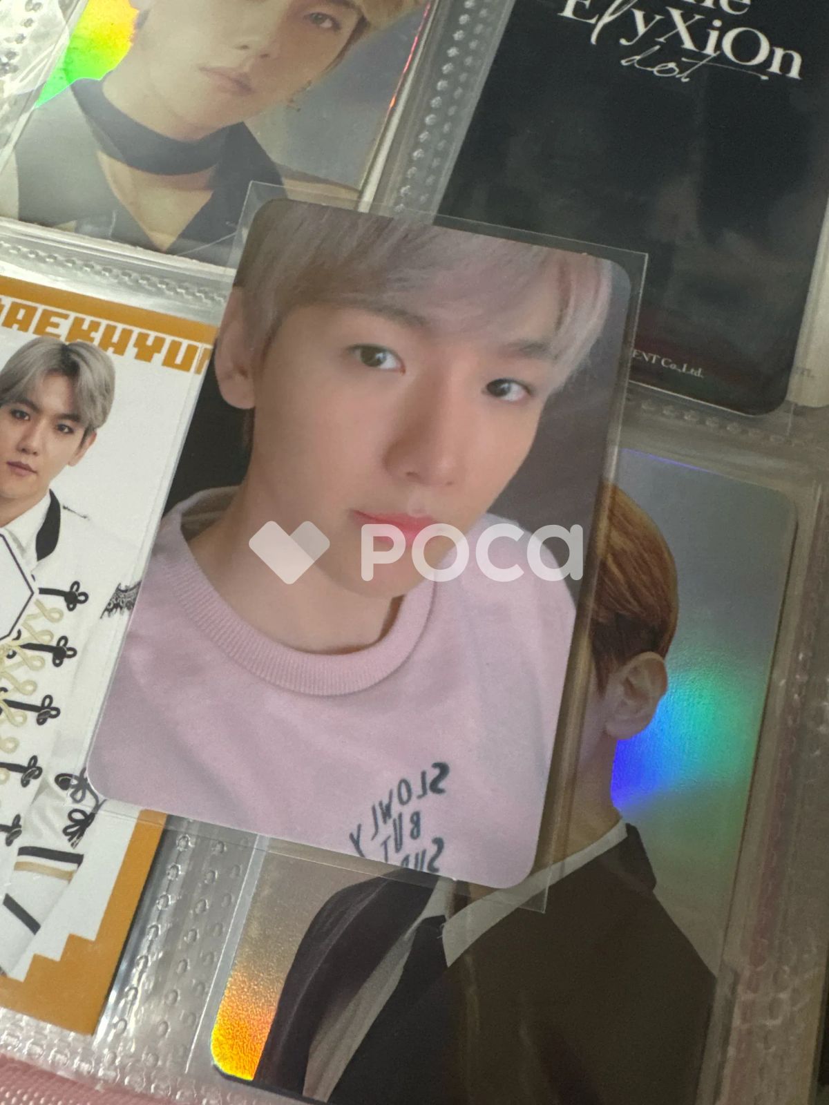 EXO 엑소 公式グッズ ベクヒョン(BAEKHYUN) 12月の奇跡 늑미 はがき