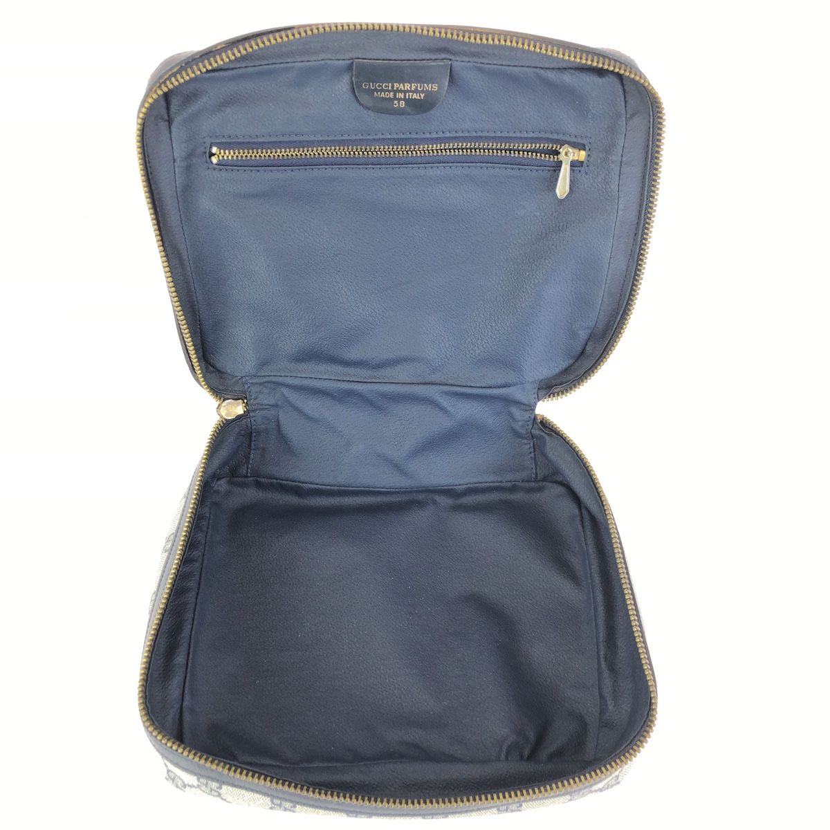 美品 GUCCI グッチ シェリーライン グレー ブラック ゴールド金具 GG