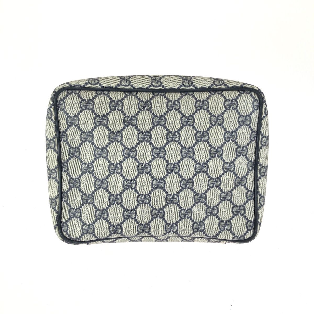 美品 GUCCI グッチ シェリーライン グレー ブラック ゴールド金具 GG