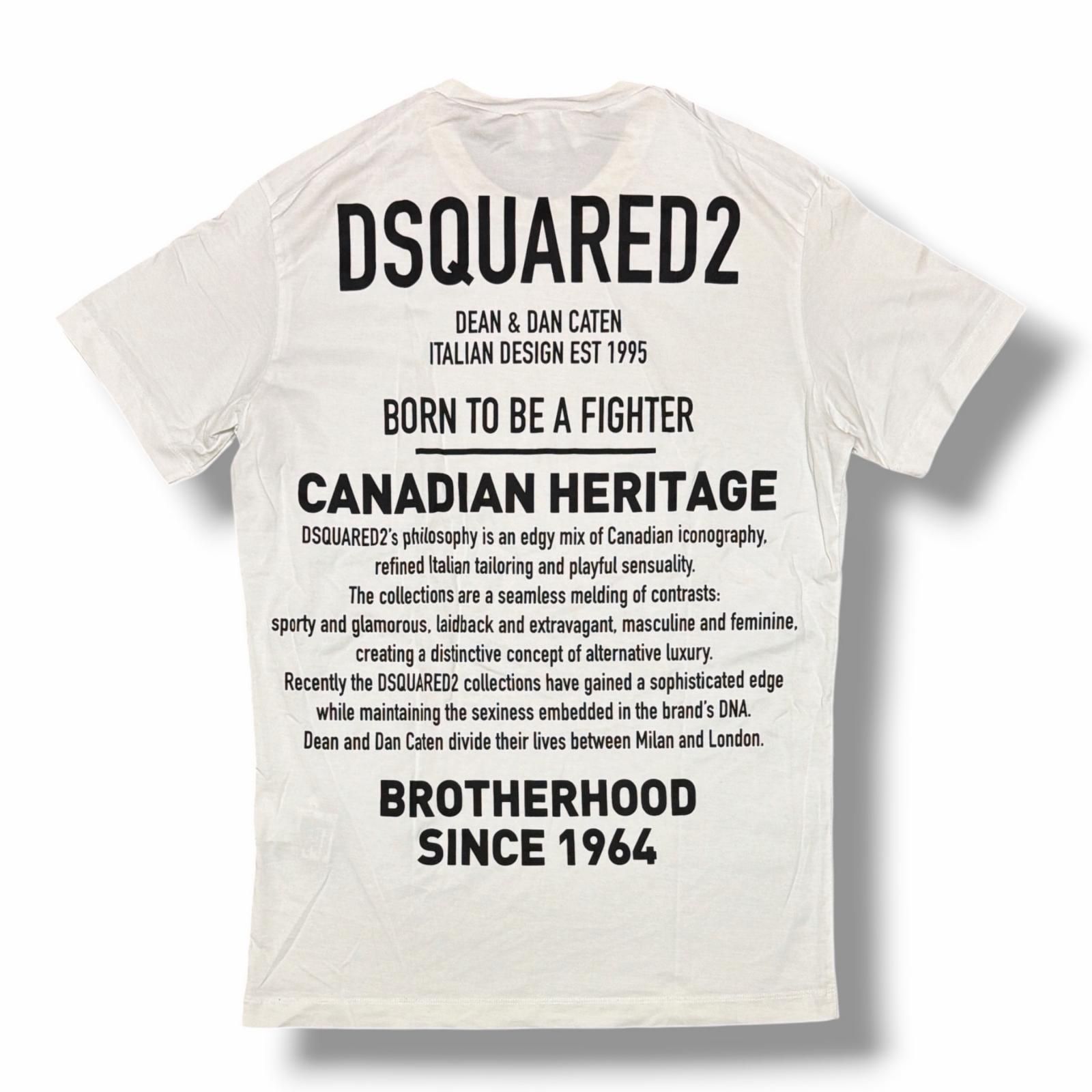 DSQUARED2 バックプリントTシャツ 半袖カットソー ディースクエアード 