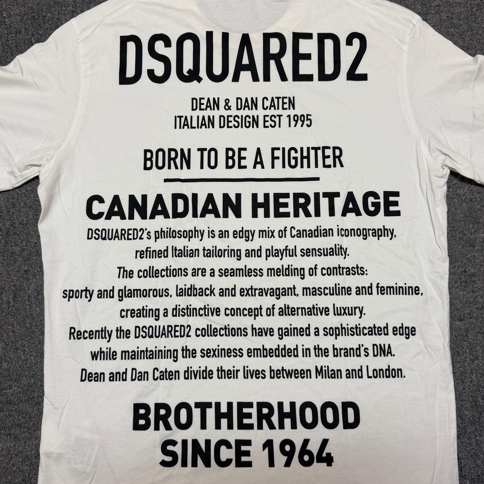 DSQUARED2 バックプリントTシャツ 半袖カットソー ディースクエアード 