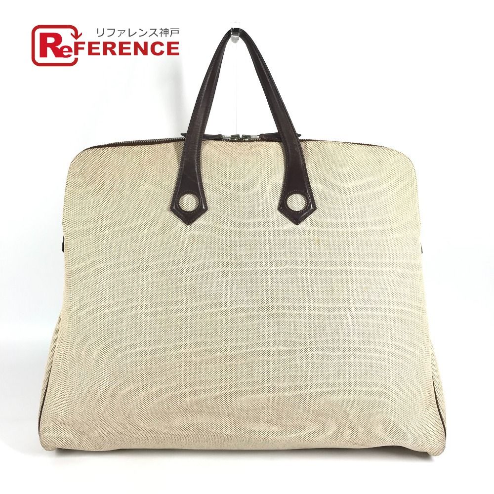 HERMES エルメス トートバッグ サックイブーGM サックイブー GM レザー/キャンバス ベージュ