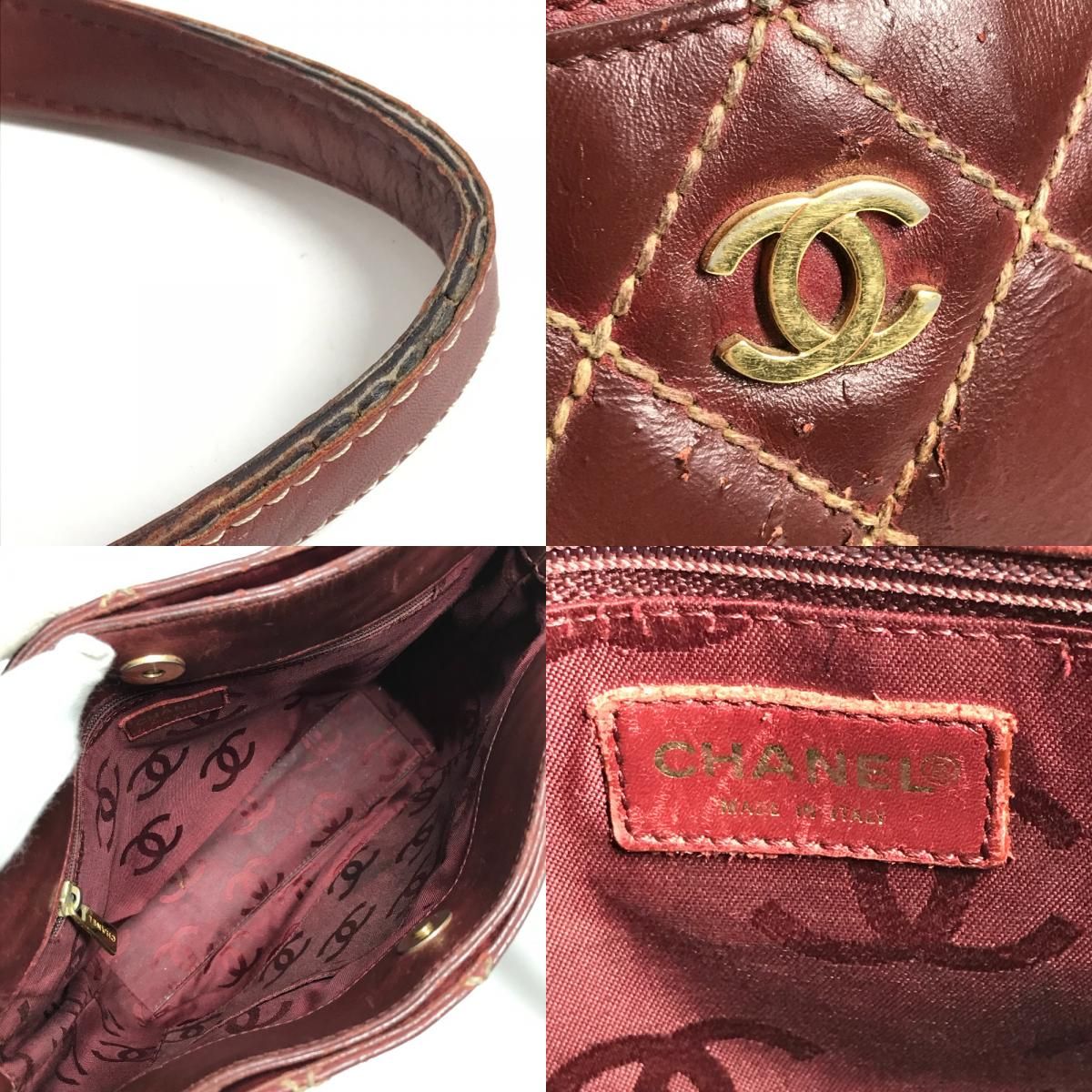 CHANEL シャネル トートバッグ ワイルドステッチ CC ココマーク ロゴ