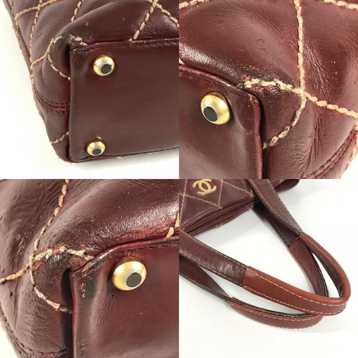CHANEL シャネル トートバッグ ワイルドステッチ CC ココマーク ロゴ