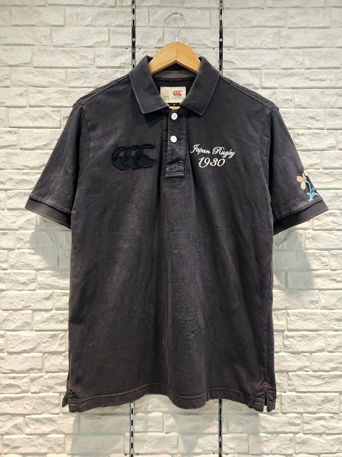 CANTERBURY カンタベリー JRFU ラガーシャツ サイズM