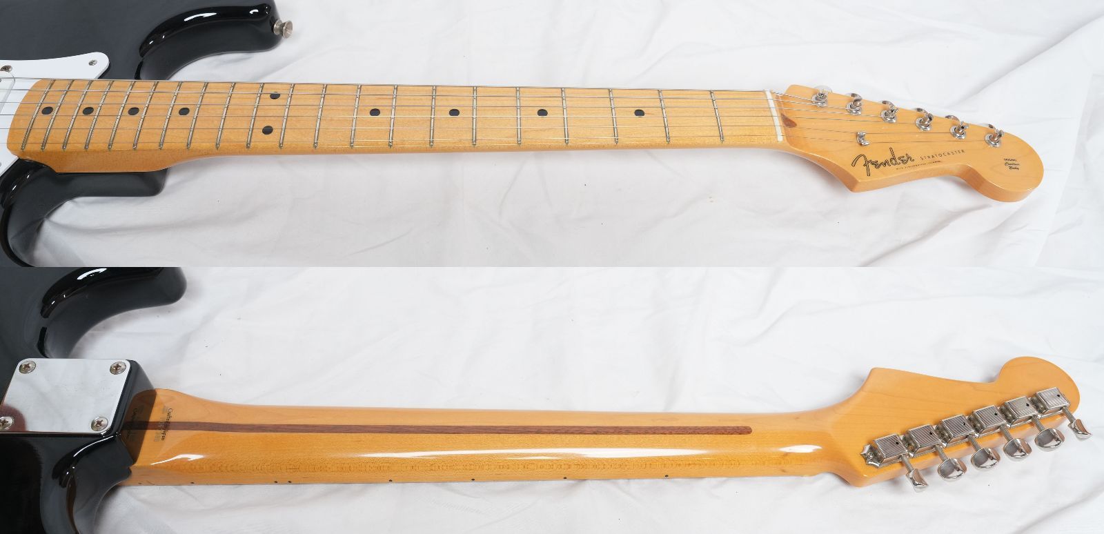 Fender japan ストラトキャスター USAオリジナル・ピックアップ ☆Fender Japan ST57-70(改) BLK ストラトキャスター USA VINTAGE