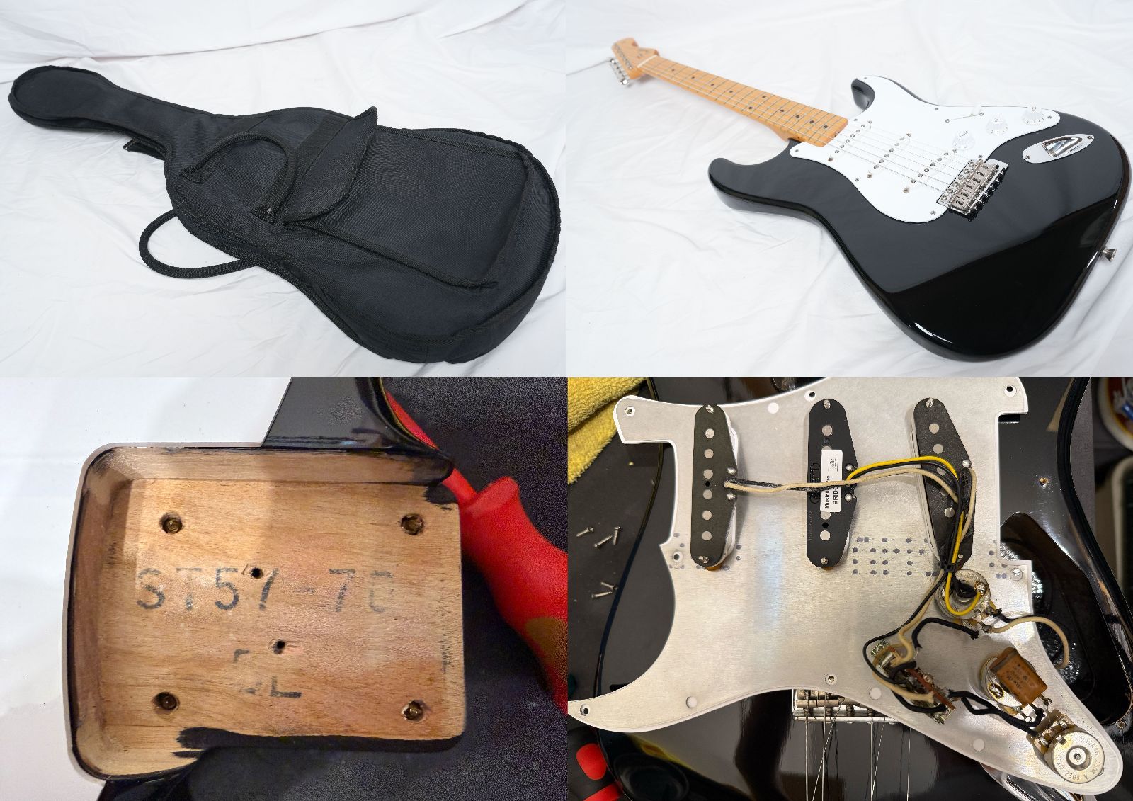 ☆Fender Japan ST57-70(改) BLK ストラトキャスター USA VINTAGE