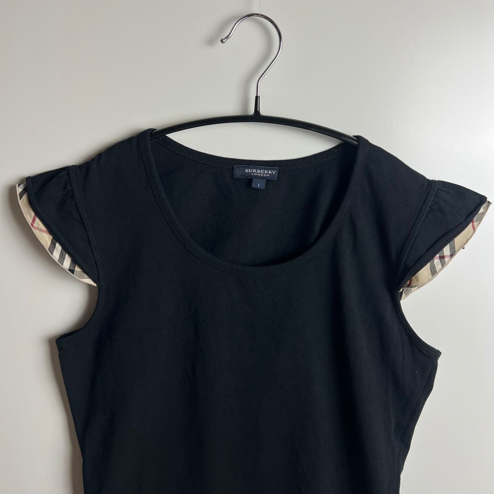 BURBERRY LONDON 00s y2k archive frill NOVA tops 1 S バーバリー 