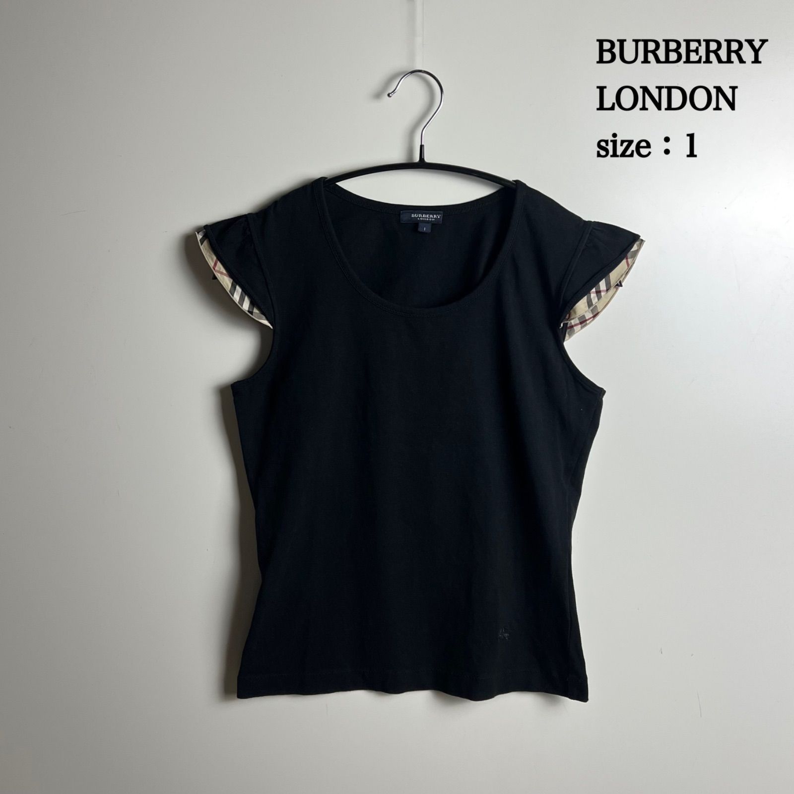 BURBERRY LONDON 00s y2k archive frill NOVA tops 1 S バーバリー 