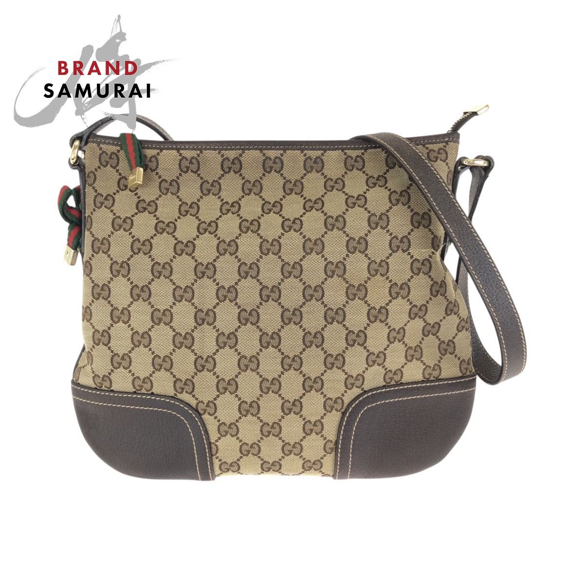 GUCCI グッチ プリンシー ブラウン ダークブラウン ゴールド金具 204939 ショルダーバッグ メッセンジャーバッグ レディース 602155【中古】