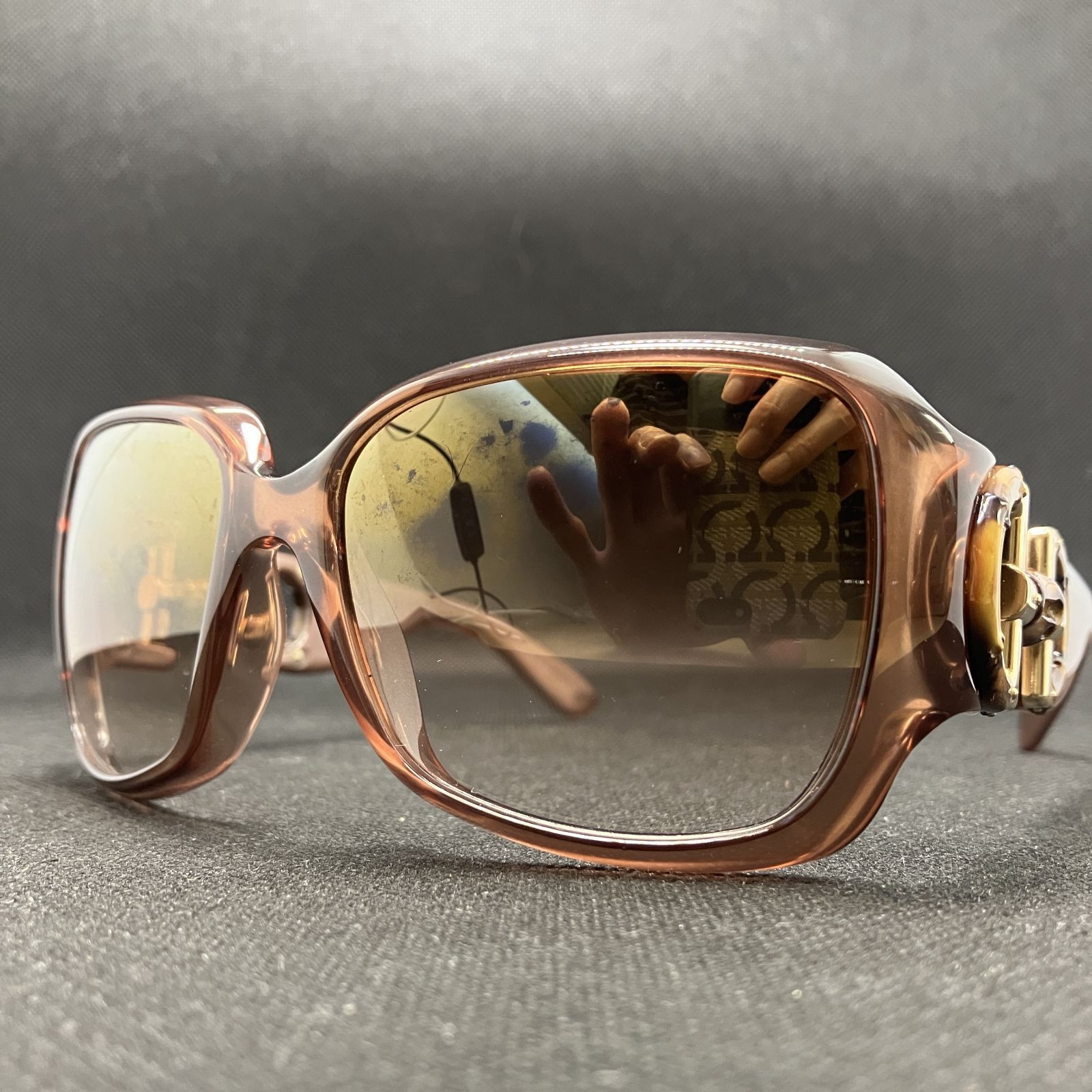 希少 GUCCI グッチ サングラス GG2969/S ホースビット バンブー クリア