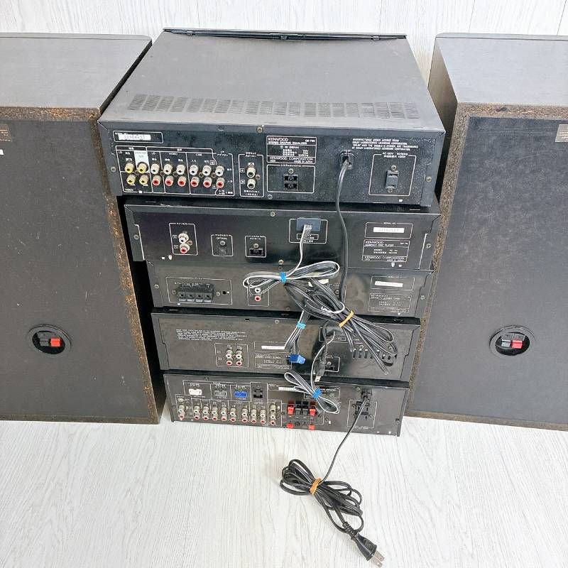 ジャンクKENWOOD ROXY G7 コンポセット A-76 / GE-760 他 現状品 通電