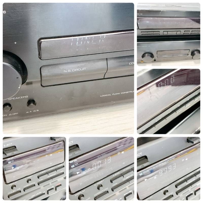 ジャンクKENWOOD ROXY G7 コンポセット A-76 / GE-760 他 現状品 通電