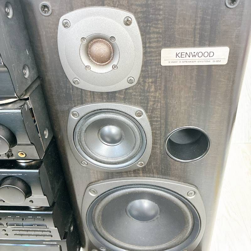 ジャンクKENWOOD ROXY G7 コンポセット A-76 / GE-760 他 現状品 通電