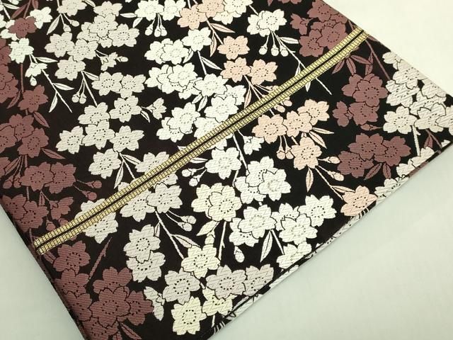平和屋本店○極上 創業200年・7代目永治屋清左衛門 両面 六通柄袋帯