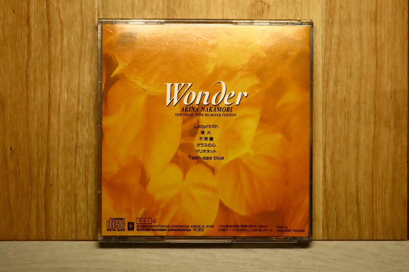 国内盤CD☆中森明菜/Akina Nakamori□ WONDER 【28XL194/4988014012331