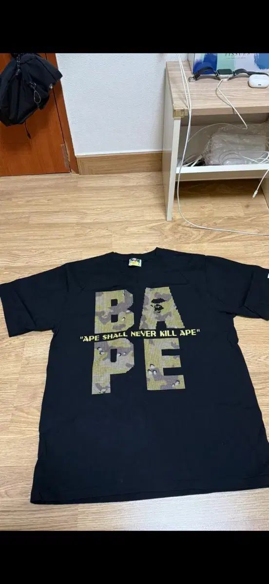 A BATHING APE アベイシングエイプ 半袖 Tシャツ ブラック L 9,005円