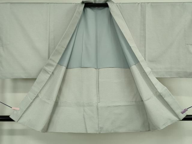 平和屋本店▽極上 男性 洗える最高級着物 ＜英＞はなぶさ謹製 お召
