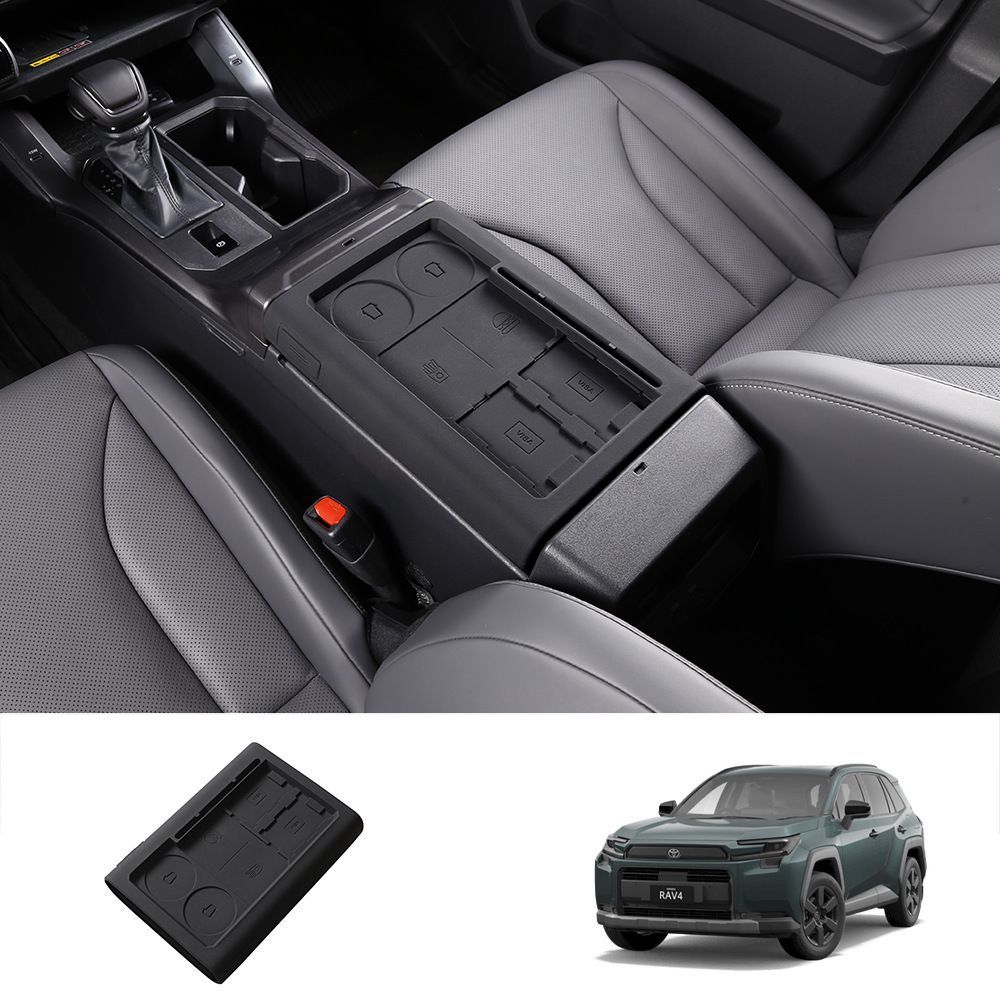 【送料無料】トヨタRAV4(26款/Toyota RAV4)専用 シリコンアームレストカバー ブラック フィット感抜群・傷防止・高級感 簡単装着 ドレスアップ効果抜群