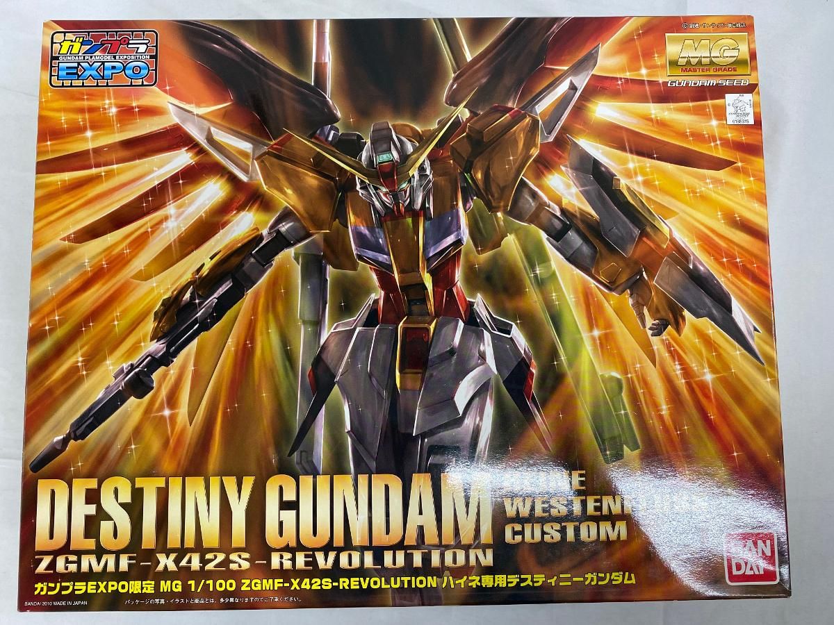 【未開封】MG 1/100 ハイネ専用 デスティニーガンダム (ガンプラEXPO限定) 機動戦士ガンダムSEED DESTINY 13,747円
